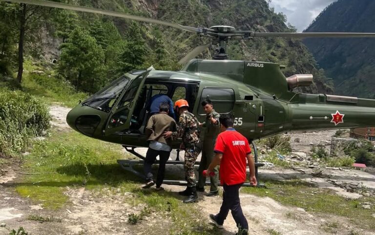 Nepali Army Rescue