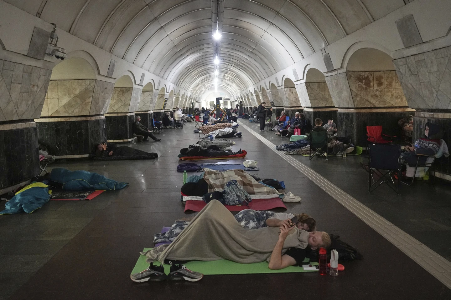 Russia hits Kyiv