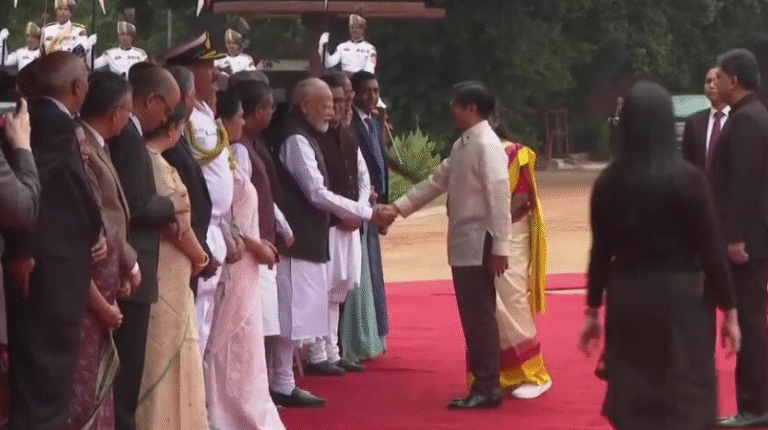 Filipino President Ferdinand Marcos in India