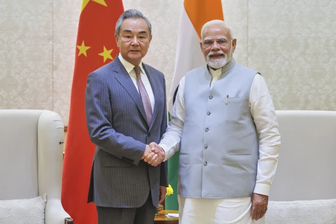 Modi with china Envoy