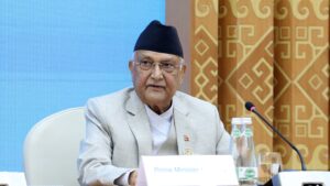 प्रधानमन्त्री केपी शर्मा ओली भूपरिवेष्टित विकासशील राष्ट्रहरूको तेस्रो संयुक्त राष्ट्रसङ्घीय सम्मेलनअन्तर्गत दक्षिण दक्षिण सहकार्यसम्बन्धी सत्रमा सम्बोधन गर्नुहुँदै  । तस्बिर सौजन्यः प्रधानमन्त्रीको सचिवालय/रासस