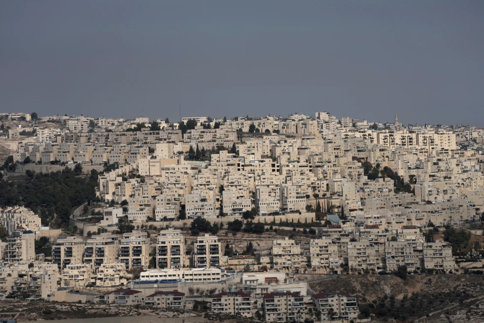 (The Israeli settlement of Har Homa, seen from the West Bank city of Bethlehem, Tuesday, Dec. 17, 2024.  AP Photo: Mahmoud Illean, file)