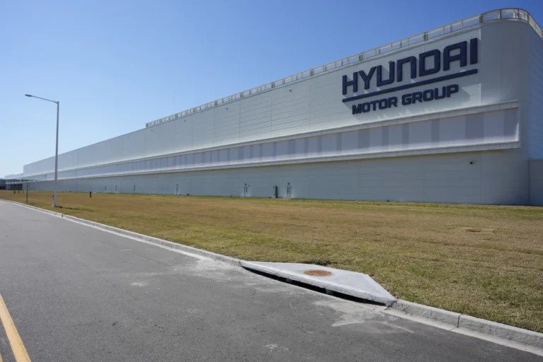(The Hyundai Motor Group Metaplant America is seen on March 26, 2025, in Ellabell, Ga. AP Photo: Mike Stewart, File)