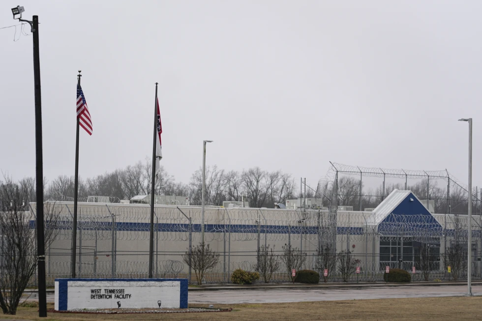 (The CoreCivic West Tennessee Detention Facility is seen Jan. 24, 2024, in Mason, Tenn. (AP Photo: George Walker IV, File)