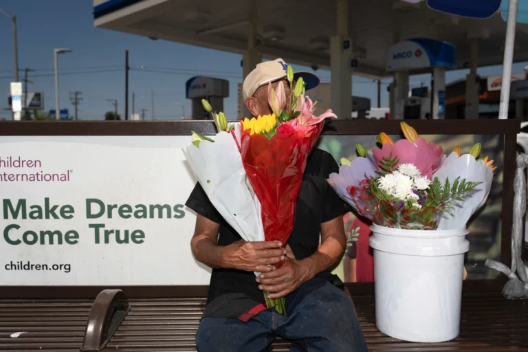 Flower Vender, Immigrants from Mexico