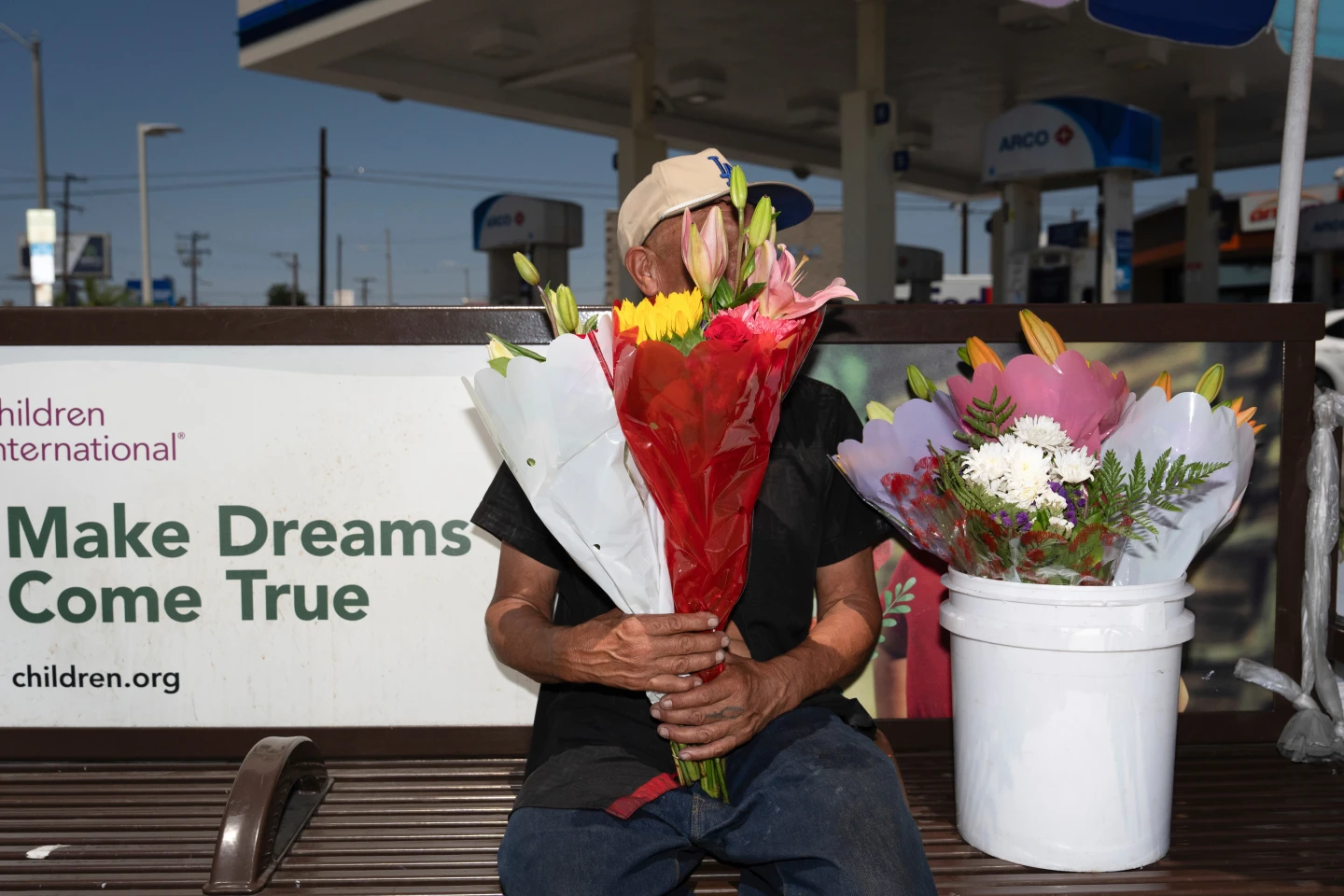 Flower Vender, Immigrants from Mexico