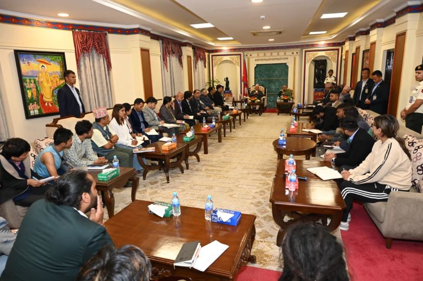 Gen-Z groups meeting With President