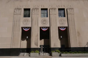 (The U.S. District Court is seen, Wednesday, Sept. 10, 2025, in Detroit.  AP Photo: Ryan Sun. file)