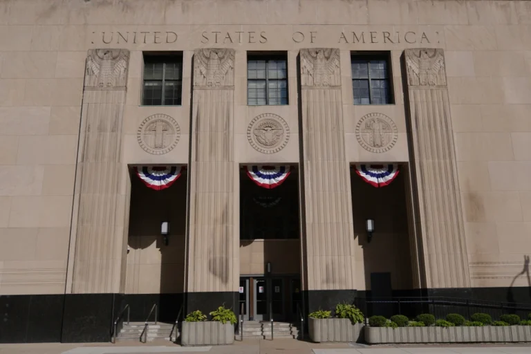 (The U.S. District Court is seen, Wednesday, Sept. 10, 2025, in Detroit.  AP Photo: Ryan Sun. file)