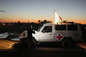 Redcross Convoy carrying Gaza