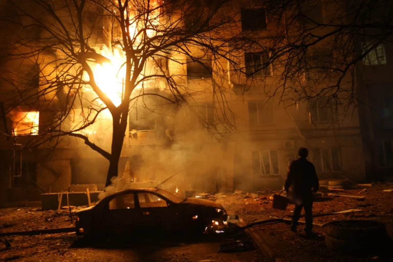 Russian attack