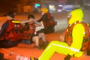 Taiwan evacuated
