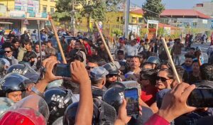 UML attack protestors