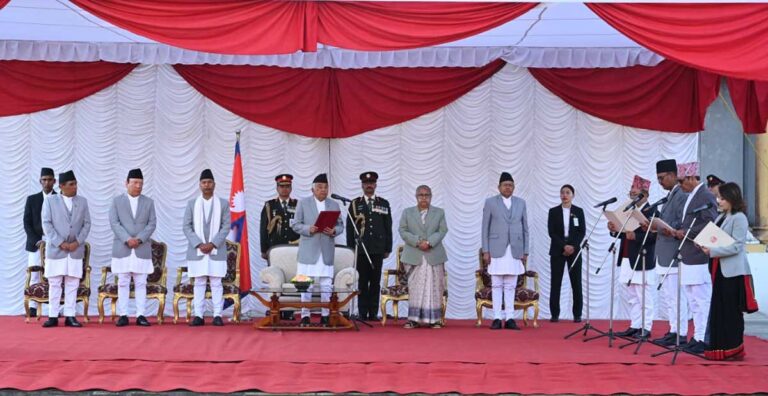 New ministers oath