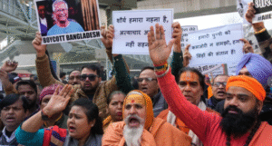 (A protest erupted in India’s capital Tuesday in response to the death of a Hindu man who was lynched and burned by an angry mob in neighboring Bangladesh, a new sign of strain in relations between the neighboring countries.)