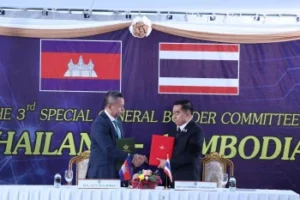 Thailand and Cambodia sign