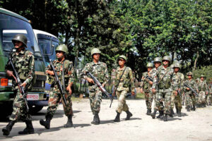 Nepal Army in election