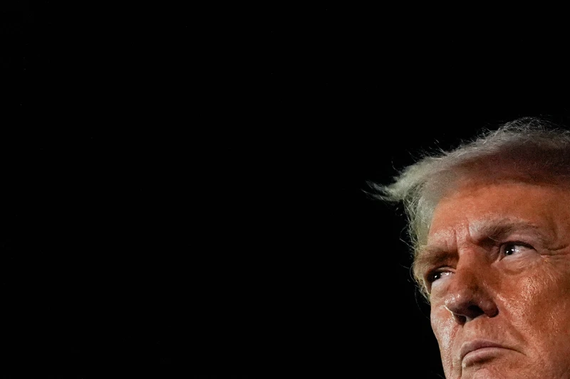 (President Donald Trump speaks with reporters after arriving at Palm Beach International Airport, Monday, Jan. 19, 2026, in West Palm Beach, Fla. (AP Photo/Julia Demaree Nikhinson)