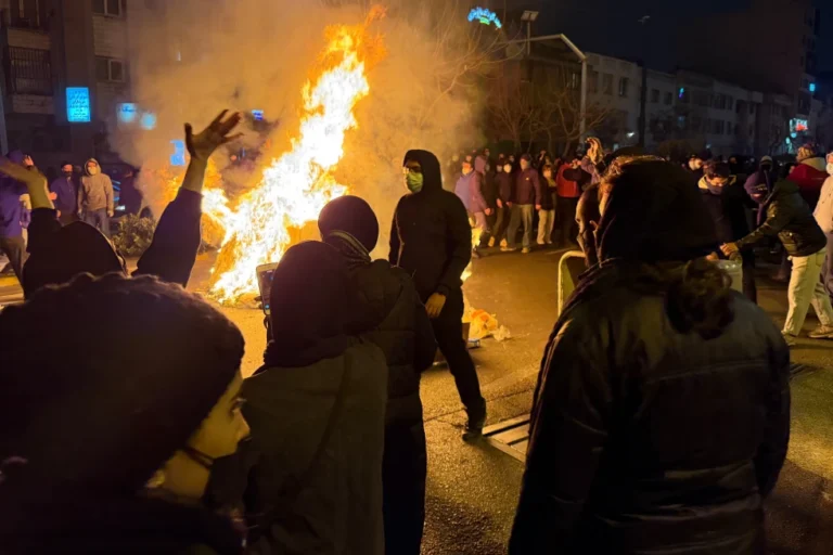 (In this photo obtained by The Associated Press, Iranians attend an anti-government protest in Tehran, Iran, Friday, Jan. 9, 2026.  Photo: UGC via AP)