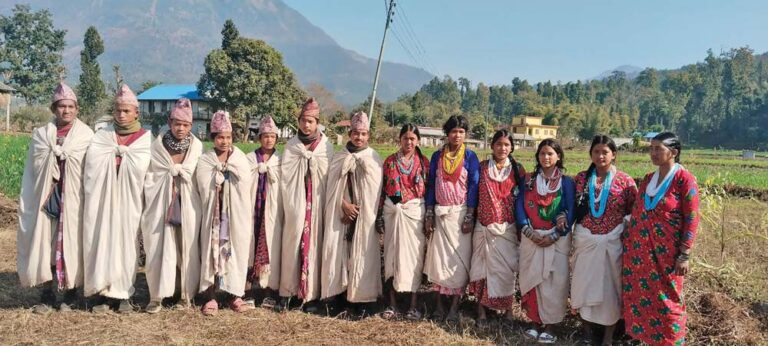 (Raute youths living in Lamana, Lekbesi Municipality-5, Surkhet. Photo: Lalit Basel)