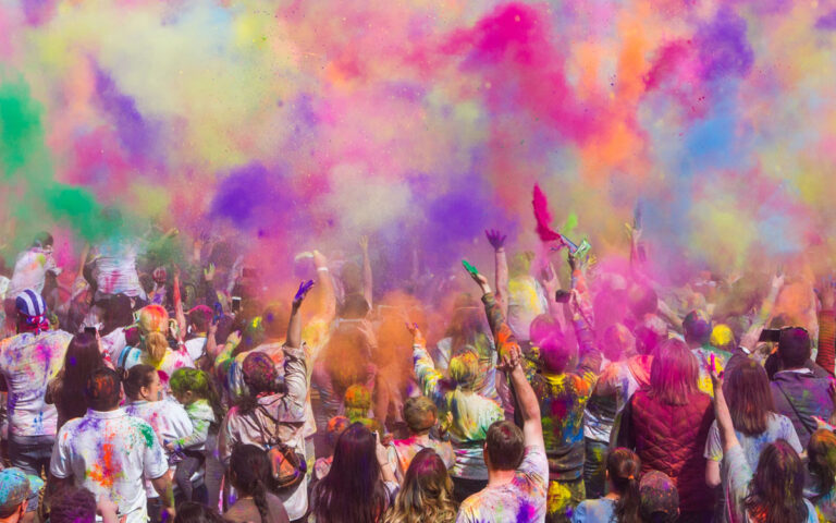 Holi celebration