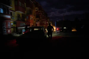 (A man walks in the dark during a scheduled outage as part of energy rationing in Santa Cruz Del Norte, home to one of Cuba's largest thermoelectric plants.  Tuesday February 3,  2026. Photo: Romon Espinosa.)