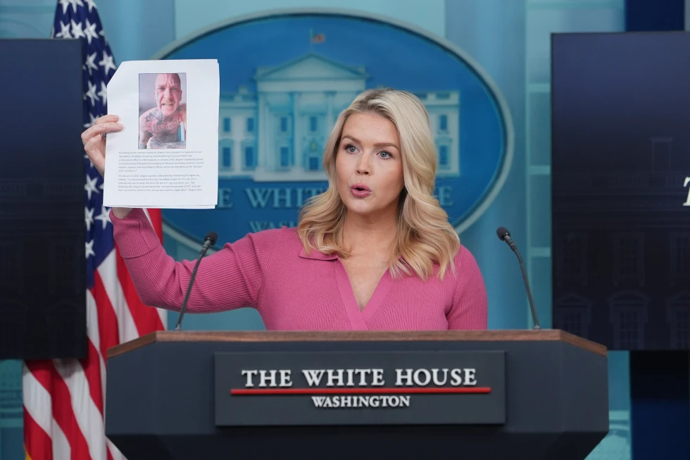 White House press Secretary Karoline Leavitt
