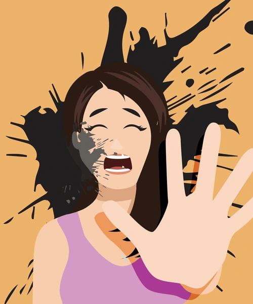 Acid attack symbol
