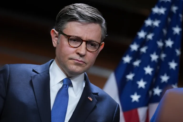 (Speaker of the House Mike Johnson, R-La., pauses before taking questions at a news conference at the Capitol in Washington, Wednesday, March 4, 2026. AP Photo: J. Scott Applewhite)