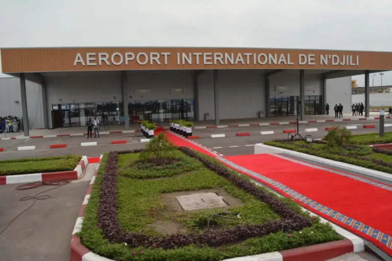 (The Congo airport terminal building before its opening by Congo president Joseph Kabila in Kinshasa, Democratic Republic of Congo, June 25, 2015. (AP Photo: John Bompengo, File)
