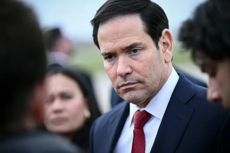 (US Secretary of State Marco Rubio looks on as he speaks to the press following a G7 Foreign Ministers’ meeting with Partner Countries at the Bourget airport in Le Bourget, outside Paris, Friday, March 27, 2026.  Photo: Brendan Smialowski-Pool Photo via AP)