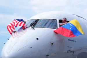 US-Venezuela commercial flight
