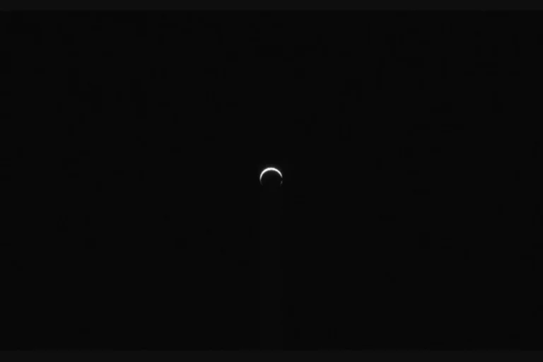 (This image provided by the NASA/JPL-Caltech/ASU from the Psyche mission spacecraft shows Mars on Sunday, May 3, 2026.)