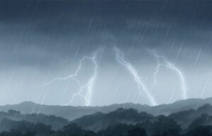 Rain with thunder