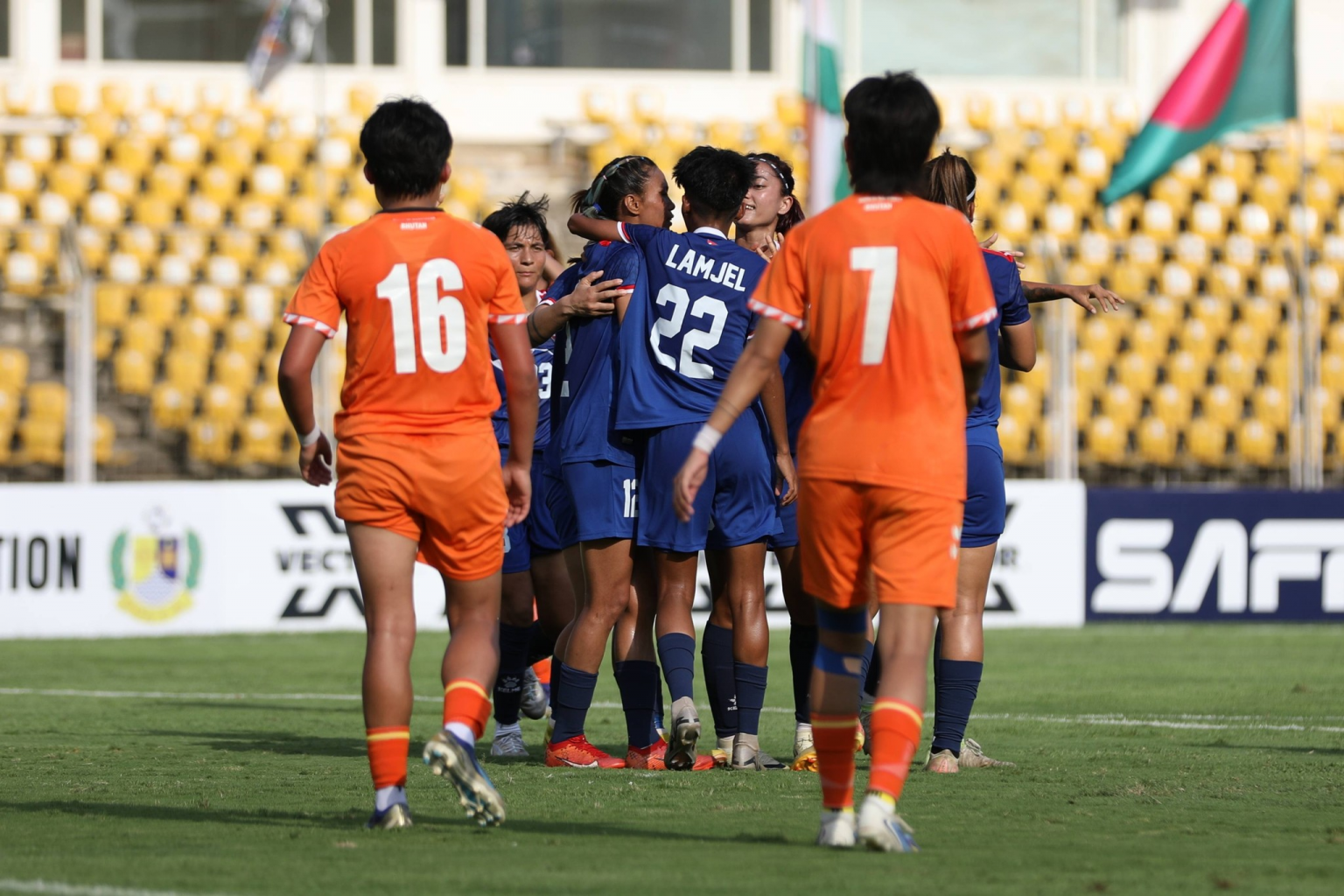 's SAFF Championship football