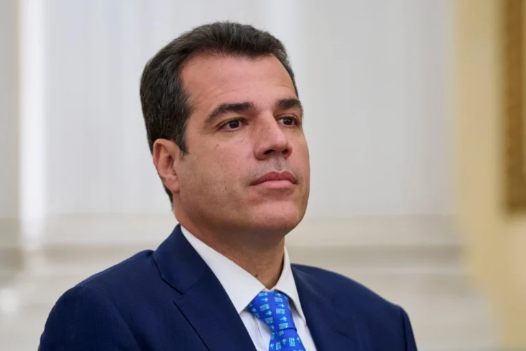 (Greece’s Migration Minister Thanos Plevris attends a swearing in ceremony at the presidential palace, in Athens, on Monday, June 30, 2025. (AP Photo: Petros Giannakouris)
