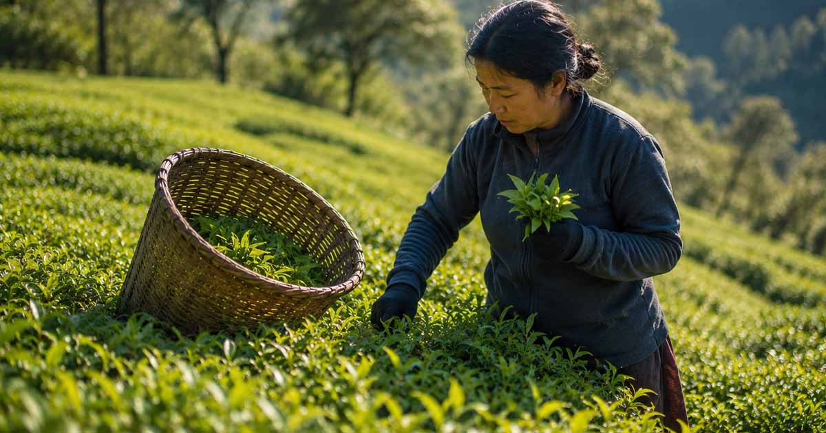 Ilam Tea Farmer Harvest