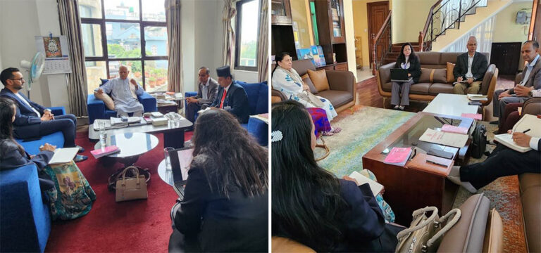 President Yadav with Cons Draft