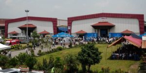 (General Convention delegates casting their votes using 80 electronic voting machines during the election held as part of the Rastriya Swatantra Party's (RSP) first General Convention. Photo: Sujan Gurung)