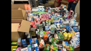 (Several million dollars worth of stolen merchandise was discovered during a massive organized retail theft bust.  Photo:LA Sheriff)