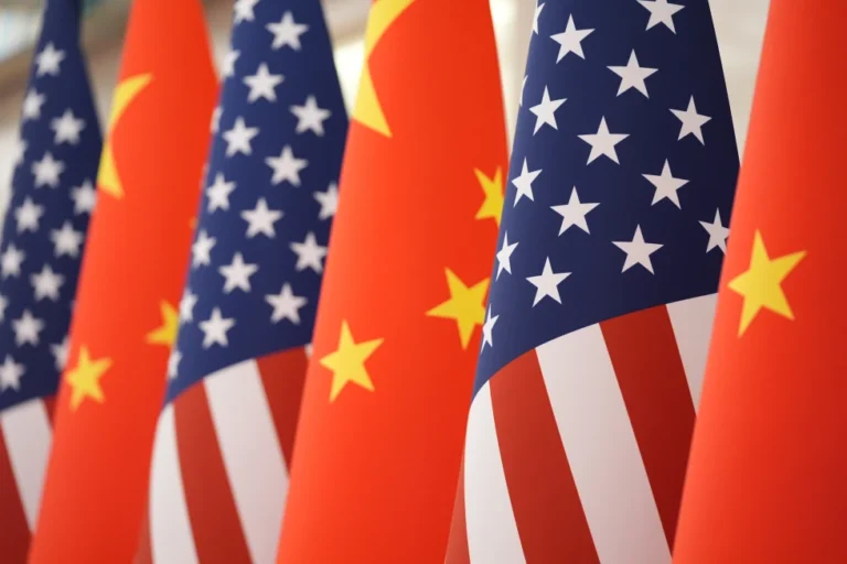 US China Flag