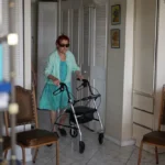 (Anna Fischbein at her apartment in Sunny Isles Beach, Fla. on Thursday. Photo AP: Rebecca Blackwell)