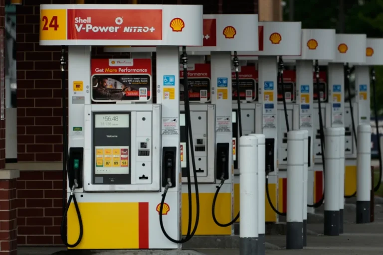 (Gas pumps are seen at a gas station in Buffalo Grove, Thursday, June 25, 2026.  AP Photo: Nam Y. Huh)