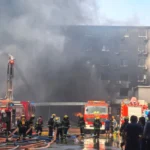 (In this photo released by Xinhua News Agency, firefighters at the scene of a footwear factory fire in Jiangtou village, Chendai township of Jinjiang city, southeastern China’s Fujian province, Thursday, July 9, 2026. Photo: Zheng Liang, Xinhua via AP)