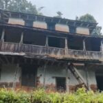(In a rural settlement of Lamjung, a house stands locked after its owner migrated to the city; weeds have overgrown the courtyard, and the crumbling structure speaks of a desolate village. Photo: HV)