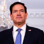 (Secretary of State Marco Rubio arrives with Austrian Foreign Minister Beate Meinl-Reisinger, not shown, to the Treaty Room at the State Department, Tuesday, Aug. 11, 2026, in Washington. AP Photo: Tierney L. Cross)