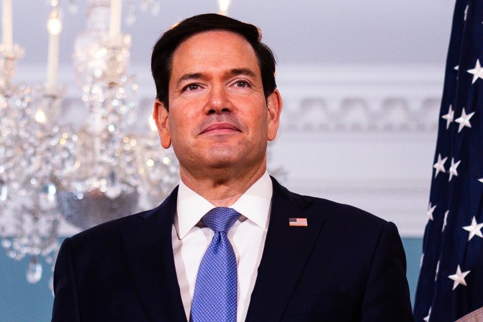 (Secretary of State Marco Rubio arrives with Austrian Foreign Minister Beate Meinl-Reisinger, not shown, to the Treaty Room at the State Department, Tuesday, Aug. 11, 2026, in Washington. AP Photo: Tierney L. Cross)