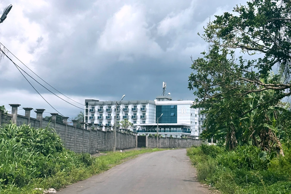 (The Bamy Hotel, where migrants are held, is seen on April 22, 2026, in Malabo, Equatorial Guinea.  AP File Photo: Monika Pronczuk)