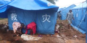 Flood survivors in Nuwakot