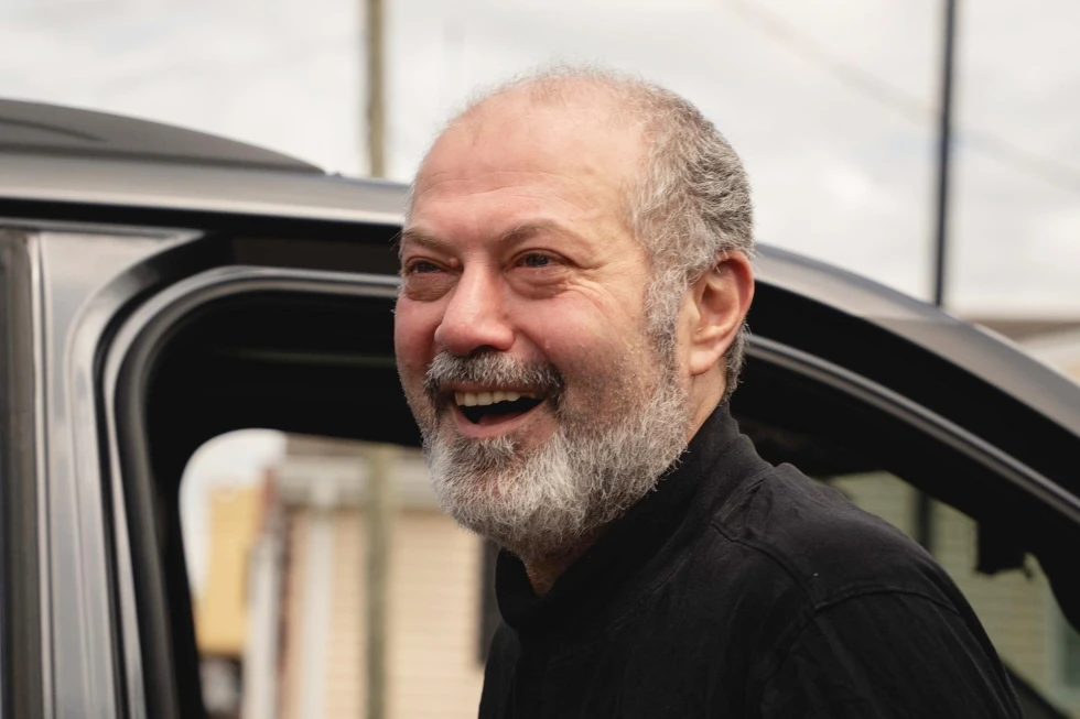 (This photo provided by Yaseen Jajeeb shows Islamic Society of Milwaukee President Salah Sarsour on June 18, 2026, shortly after his release from Clay County Jail in Brazil, Indiana, where he was detained after his arrest by U.S. Immigration and Customs Enforcement agents in March.  File Photo: Yaseen Najeeb via AP)